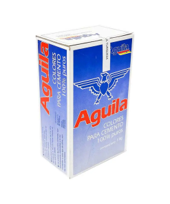 PINTURA P/CEMENTO  1 KG AZUL TURQUESA  AGUILA