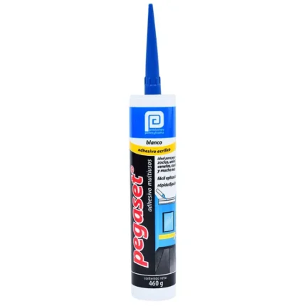 SILICON PEGASET BLANCO 460GR ADHESIVO P/INT