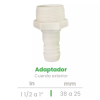Adaptador de Cuerda Exterior Conekta 1 1/2 a 1" - Reducción Compacta y Funcional - ace11 - Ideal para Uso Comercial