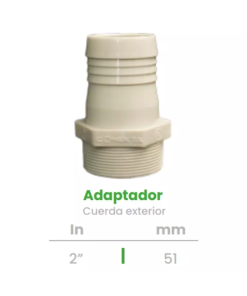 Adaptador de Cuerda Exterior Conekta 2" - Alta Fiabilidad y Durabilidad - ace13 - Compatible con Sistemas Profesionales
