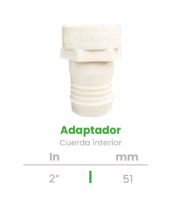 Adaptador de Cuerda Interior Conekta 2" - Reducción Resistente y Funcional - aci10 - Perfecto para Grandes Instalaciones