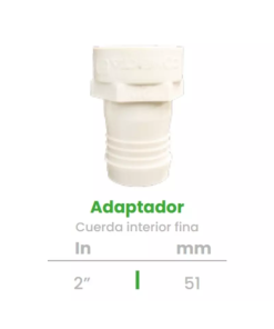 Adaptador de Cuerda Interior Conekta 2" Cuerda Fina - Diseño Compacto y Duradero - aci11 - Ideal para Conexiones Especializadas