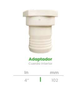 Adaptador de Cuerda Interior Conekta 4" - Alta Resistencia y Calidad Superior - aci17 - Ideal para Conexiones Industriales