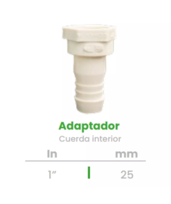 Adaptador de Cuerda Interior Conekta 1" - Alta Resistencia y Durabilidad - aci5 - Compatible con Sistemas Hidráulicos