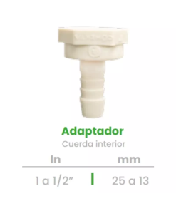 Adaptador de Cuerda Interior Conekta 1 a 1/2" - Reducción Compacta y Segura - aci6 - Perfecto para Instalaciones Residenciales