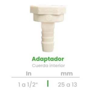 Adaptador de Cuerda Interior Conekta 1 a 1/2" - Reducción Compacta y Segura - aci6 - Perfecto para Instalaciones Residenciales