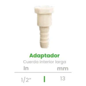 Adaptador de Cuerda Interior Larga Conekta 1/2" - Alta Resistencia y Versatilidad - acil1 - Ideal para Sistemas Hidráulicos