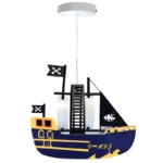 CANDIL COLGANTE DECORATIVO INFANTIL BARCO