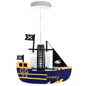 CANDIL COLGANTE DECORATIVO INFANTIL BARCO
