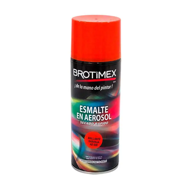 PINTURA EN AEROSOL DE 400ML NARANJA BRILLANTE