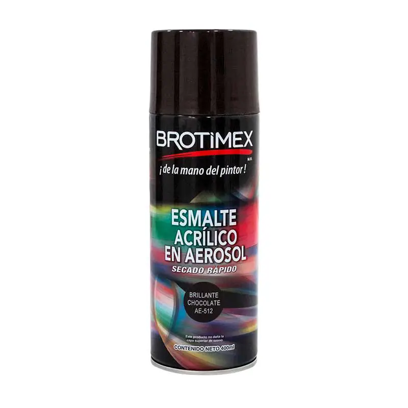 PINTURA EN AEROSOL DE 400ML CHOCOLATE BRILLANTE