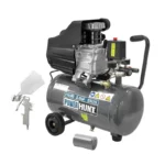 COMPRESOR 2.50 HP 25 LTS C/MANGUERA Y PISTOLA