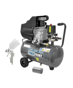 COMPRESOR  2.50 HP 25 LTS C/MANGUERA Y PISTOLA