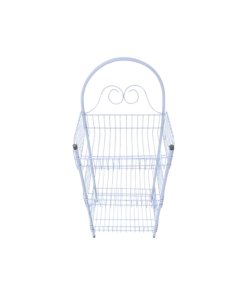 Anaquel Organizador y Frutero de Alambre - 3 Niveles - Diseño Práctico para Almacenamiento y Exhibición - Código: AOF-3N-001