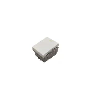 APAGADOR ELEGANCE ESCALERA BLANCO 2 MÓDULOS KLEY