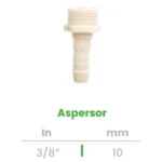Aspersor Conekta 3/8" - Diseño Compacto y Resistente - as1 - Perfecto para Sistemas de Riego