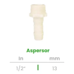 Aspersor Conekta 1/2" - Alta Calidad y Precisión - as2 - Diseñado para Aplicaciones de Agua