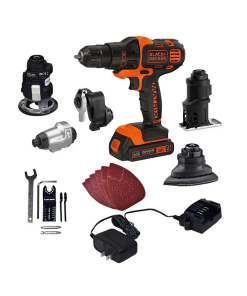 JGO.COMBINADO HERRAM.20V MATRIZ KIT 6 EN 1 C/ESTUC