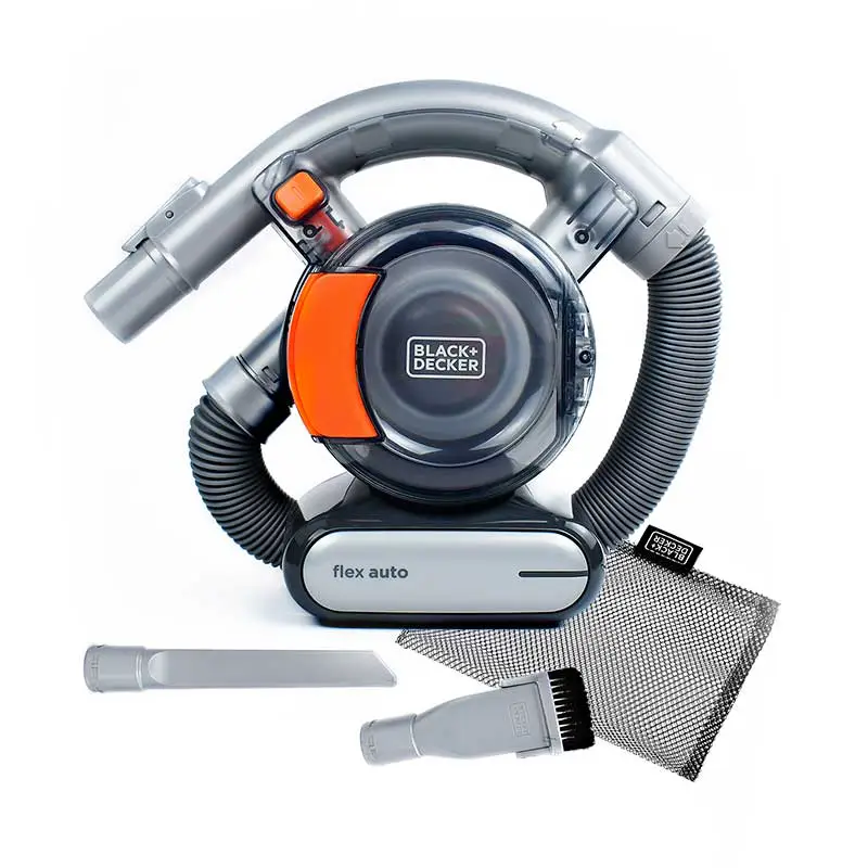 ASPIRADORA P/AUTO 12V C/MANG.FLEXIBLE B&D