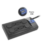 MULTICONTACTO C/8 ENTRADAS Y SUPRESOR+USB COMPLET