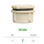 Brida para Tinaco Conekta 1" - Alta Resistencia y Durabilidad - bt3 - Compatible con Proyectos Industriales