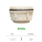 Brida para Tinaco Conekta 1 1/2" - Solución Compacta y Resistente - bt4 - Ideal para Conexiones Profesionales