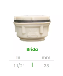 Brida para Tinaco Conekta 1 1/2" - Solución Compacta y Resistente - bt4 - Ideal para Conexiones Profesionales