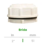 Brida para Tinaco Conekta 2" - Construcción Versátil y Duradera - bt5 - Perfecta para Proyectos de Agua