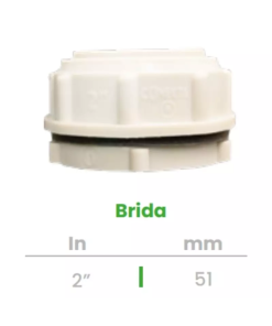 Brida para Tinaco Conekta 2" - Construcción Versátil y Duradera - bt5 - Perfecta para Proyectos de Agua