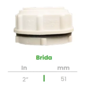 Brida para Tinaco Conekta 2" - Construcción Versátil y Duradera - bt5 - Perfecta para Proyectos de Agua