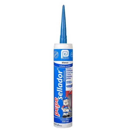 SILICON ACRILICO PEPE SELLADOR BCO. 300 ML