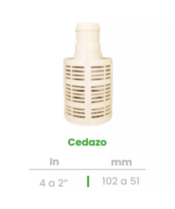 Cedazo Conekta 2" - Construcción Resistente y Compacta - c3 - Perfecto para Proyectos Hidráulicos