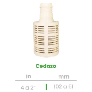 Cedazo Conekta 2" - Construcción Resistente y Compacta - c3 - Perfecto para Proyectos Hidráulicos