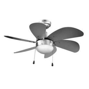 VENTILADOR TRAMONTANA 30" NIQUEL 6 ASPAS PLATA