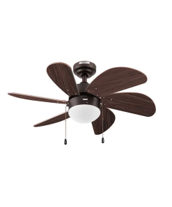 VENTILADOR TRAMONTANA 30" BRONCE 6 ASPAS CHOCOLATE