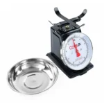 BASCULA DE 5KG T/RELOJ C/CHA ACER/INOX TECNOCOR