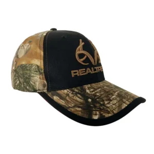 GORRA CINTILLO AJUSTE REALTREE CAMUFLAJ-NGRO