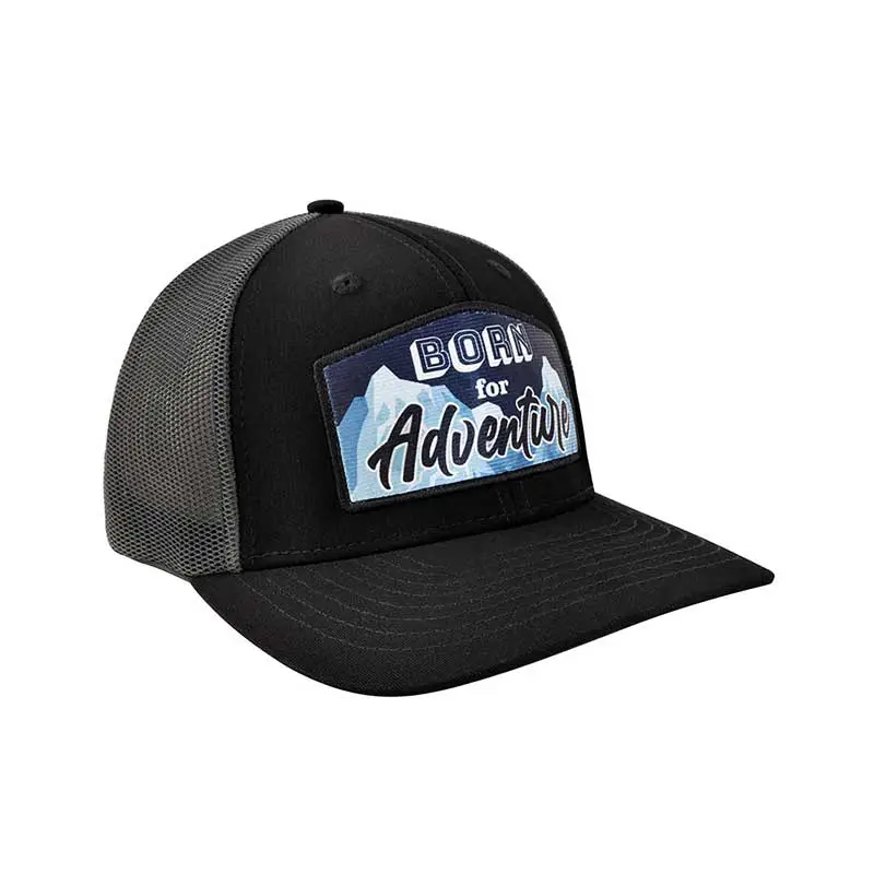 GORRA MALLA-AJUST PLÁST BORN FOR ADVENTNGR/GRIS