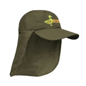 GORRA PESCADOR C/FALDÓN MALLA DUCK HUNTER-HUELLAS