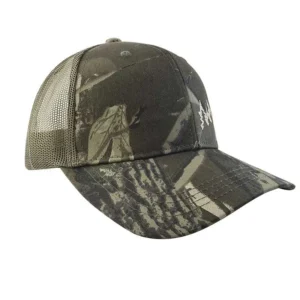 GORRA MALLA-AJUST VELCRO SURVIVAL  VRDE CAMUFLAJ