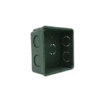 CAJA REGISTRO CUADRADA 3 X 3" S/TAPA VERDE ARGOS 1/2