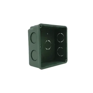 CAJA REGISTRO CUADRADA 3 X 3" S/TAPA VERDE ARGOS 1/2