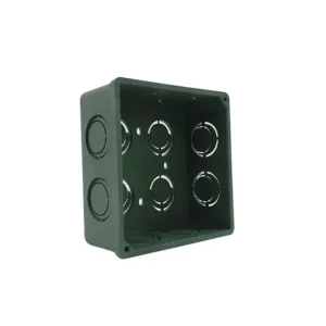 CAJA REGISTRO CUADRADA 4 X 4" C/TAPA VERDE ARGOS 3/4