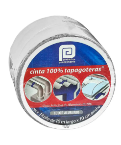 CINTA 100% TAPAGOTERAS 10 CM X10 MT GRIS. PENNS