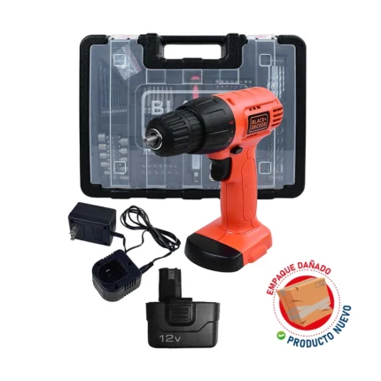 TALADRO INALAMBRICO 3/8" 12V C/BAT/CARG  -EMP.DEF.