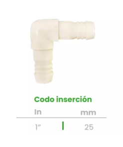 Codo de Inserción Conekta 1" - Construcción Resistente para Instalaciones Profesionales - cd4 - Perfecto para Sistemas de Agua