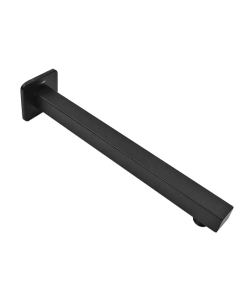 BRAZO P/REGADERA CUADRADO NEGRO MATE