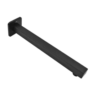 BRAZO P/REGADERA CUADRADO NEGRO MATE