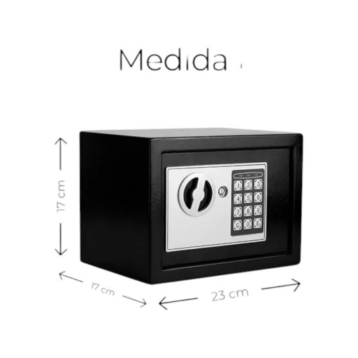 Caja Fuerte Digital de Alta Seguridad con Código y Llave, Protección y Seguridad para el Hogar - Código: CF-100