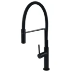 MONOMANDO P/ FREGADERO SLIM NEGRO FLEXIBLE CLEVER